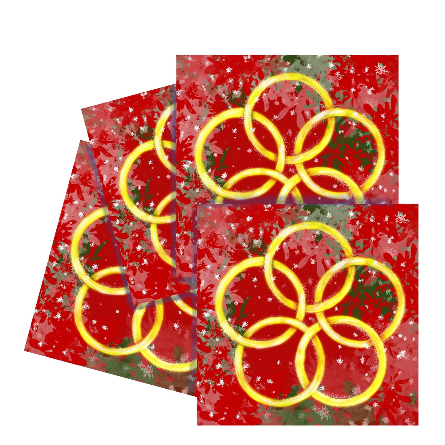 Five Gold Rings - Christmas Cards