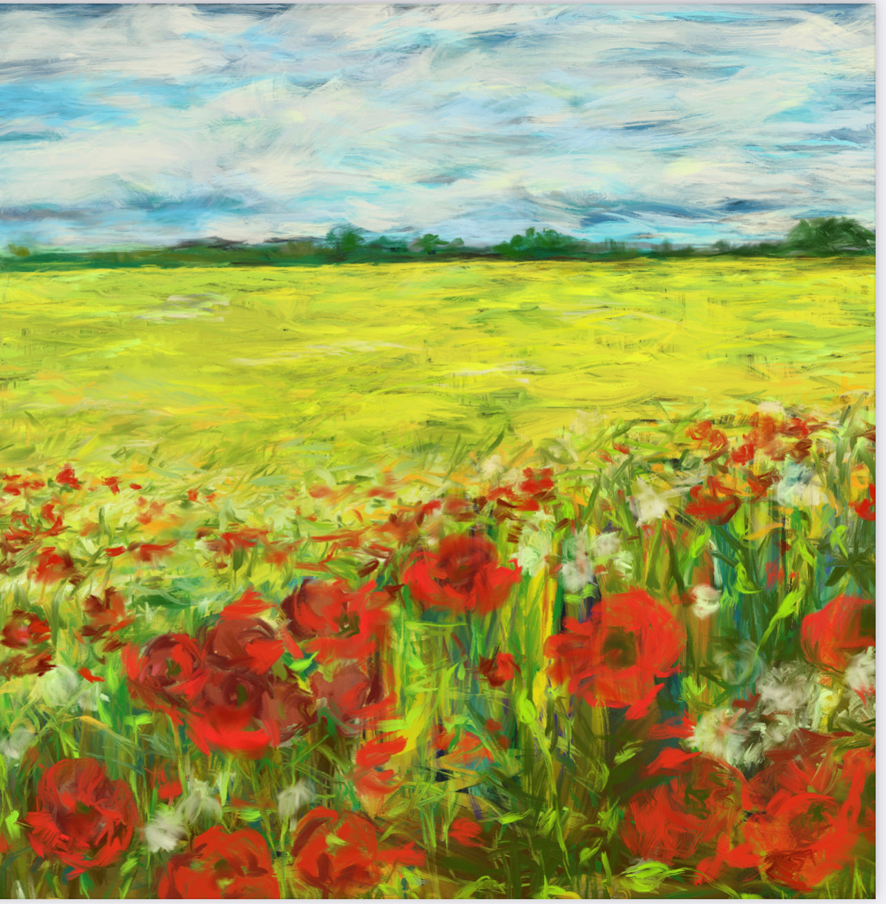 Poppy Field - Greetings Cards