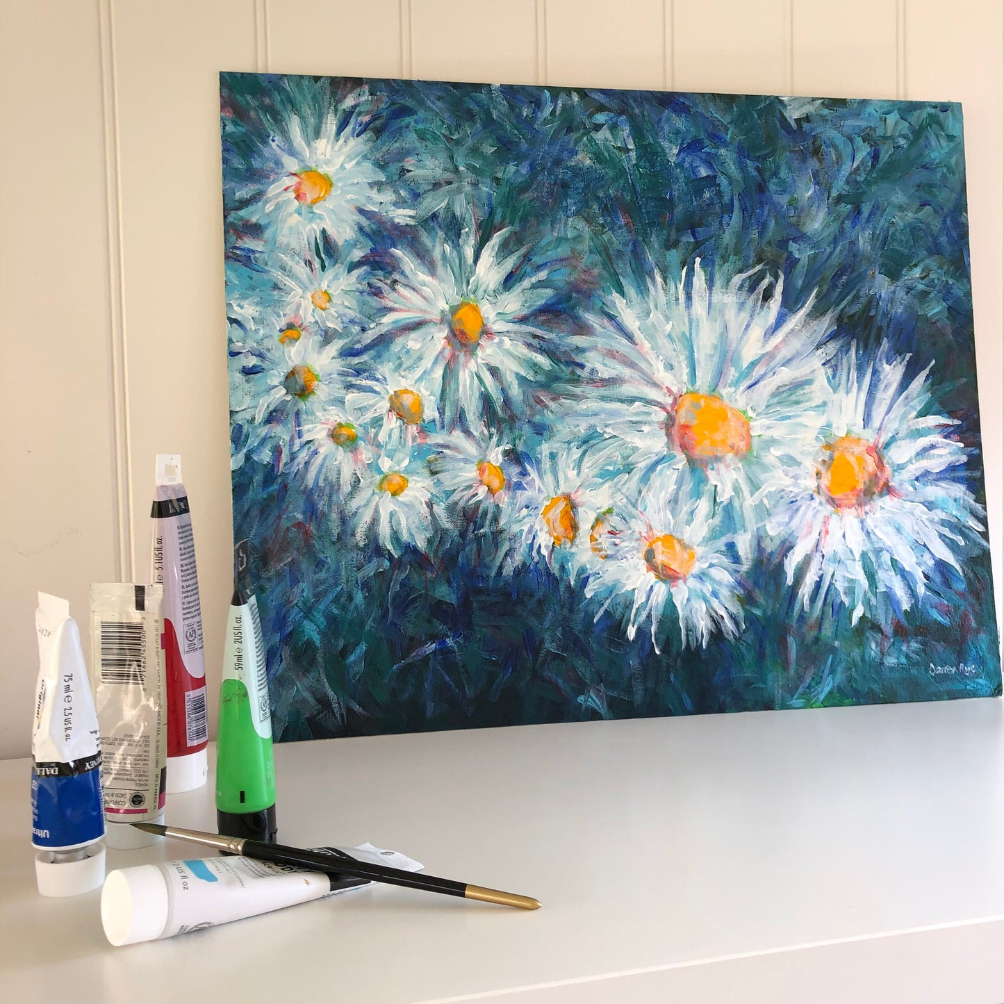 Daisy Chain - Acrylic Painting